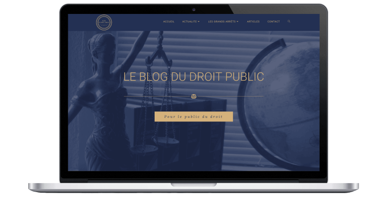 Présentation du site dans sa version desktop.